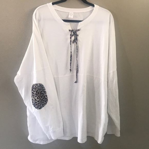 Sunshine & Rodeo Tops - Sunshine & Rodeos Top with Elbow Patches SZ 3X